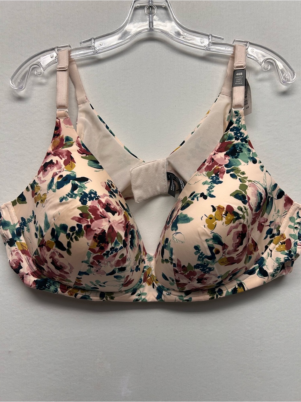 Floral Molded T-Shirt Bra in Blush Floral